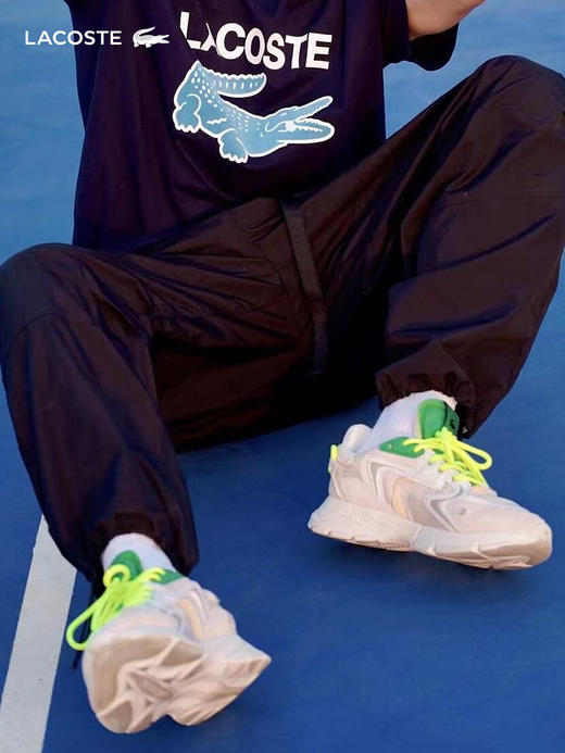 【海南专供价】Lacoste法国鳄鱼男鞋L003 NEO新款老爹鞋运动鞋45SMA0001 商品图1