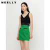 NEELLY纳俪夏季新款时尚套装圆领短款上衣女简约A字短裙半身裙N23041Z01016 商品缩略图2
