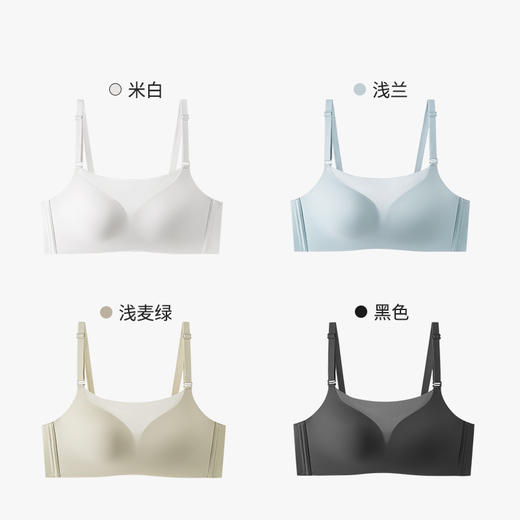 熳洁儿 内衣女轻薄透气文胸光面舒适无痕抹胸防走光ABC杯可穿23261535 商品图4