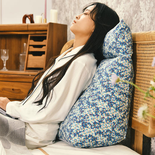 蓝色碎花系列多功能靠 商品图0