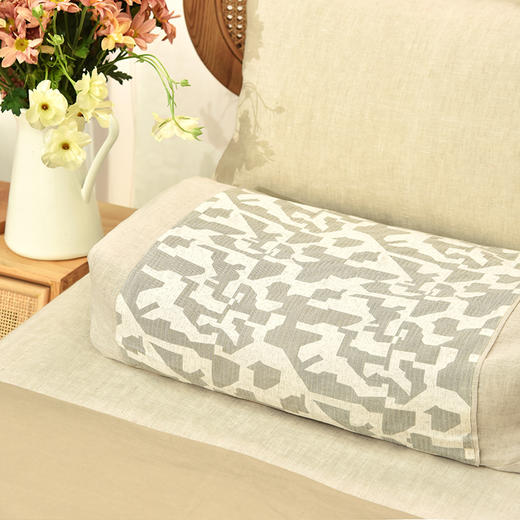 靛蓝雪松系列荞麦壳枕头可调节护颈枕 商品图1