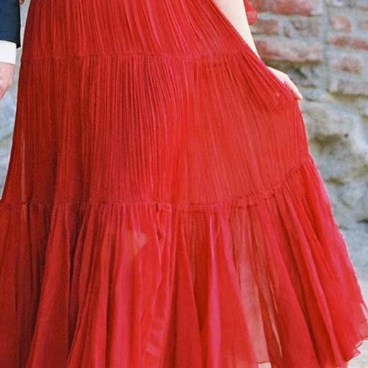 【投稿】喵娘精工@M67《卡罗拉之舞》红色吊带裙 商品图7