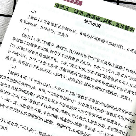 学霸提分笔记 小学语文 全彩版 商品图3