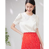 EITIE爱特爱夏季新款娃娃领领口百搭纯色小上衣7013718 商品缩略图2