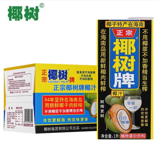 椰树椰汁 1L*12盒/件 商品图0
