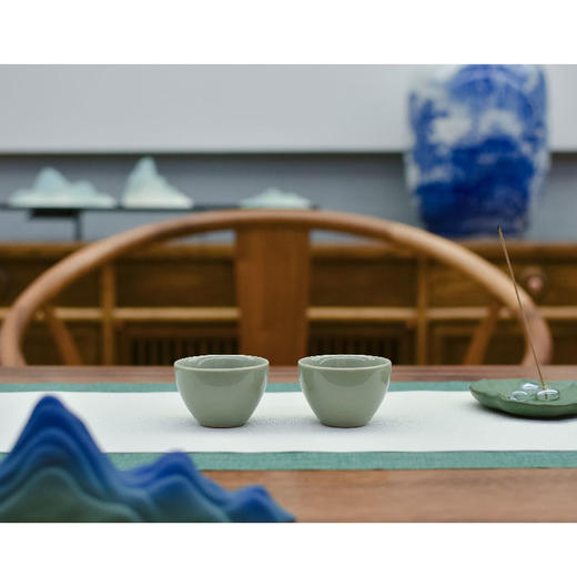 羽诗制造出品 清风拂岸套装茶具茶巾文创礼盒 商品图1