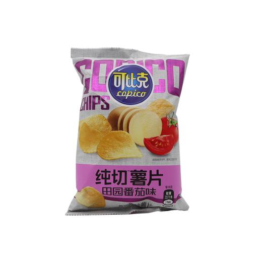 可比克纯切薯片田园番茄味65g（6911988027214） 商品图0