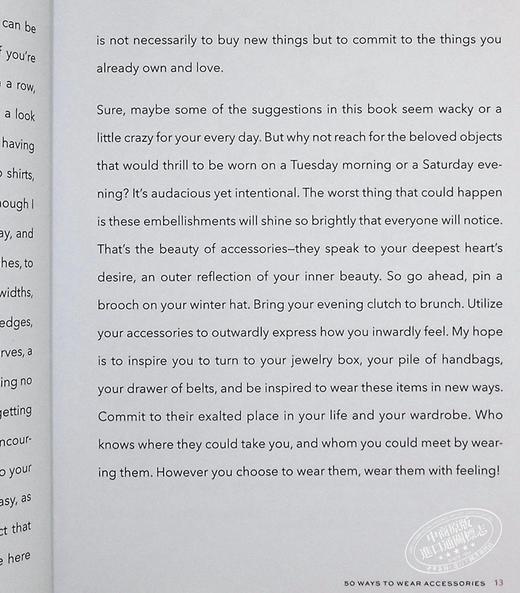 【中商原版】时尚配饰：50种搭配法 英文原版 50 Ways to Wear Accessories Lauren Friedman Chronicle Books 商品图6