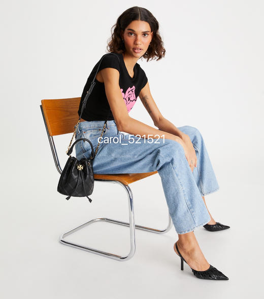 正单 TB Fleming小号软皮水桶包 商品图1