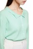 LNNNS 薄荷绿翻领针织衫 8847 商品缩略图2