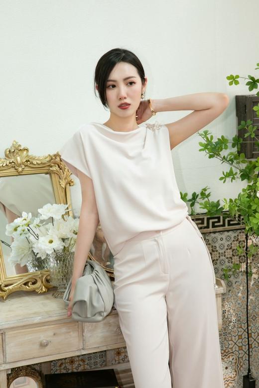 Le Malene 高端气质设计感阔腿裤套装 13224 商品图2