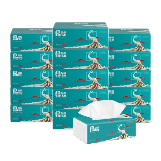 品萱韧之语系列 3层加大加厚110抽18包195*155 可湿水抽纸整箱家庭装 商品图4