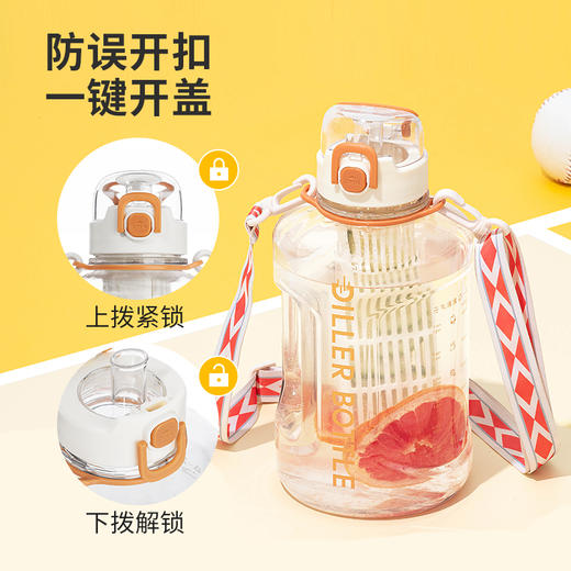 【DILLER 】迪乐贝尔 母婴级tritan大容量吨吨桶 健身直饮摇摇杯 商品图2