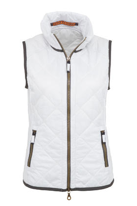 Frauenschuh - TRACY QUILTED VEST - GLACIER - 女装 - 背心 - 冰川白