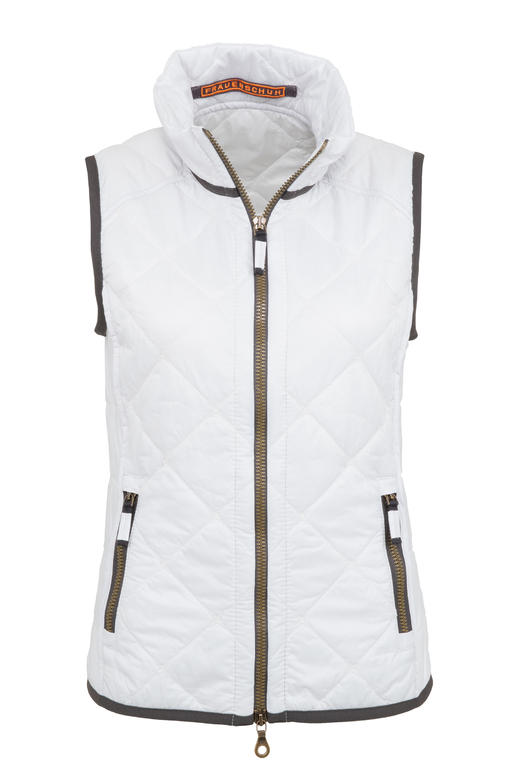 Frauenschuh - TRACY QUILTED VEST - GLACIER - 女装 - 背心 - 冰川白 商品图0