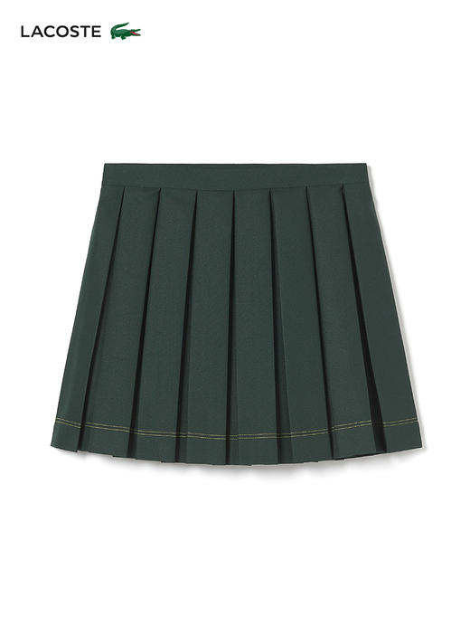 【海南专供价】Lacoste法国鳄鱼女装新款休闲运动半身裙短裙百褶裙JF6414-98 商品图6