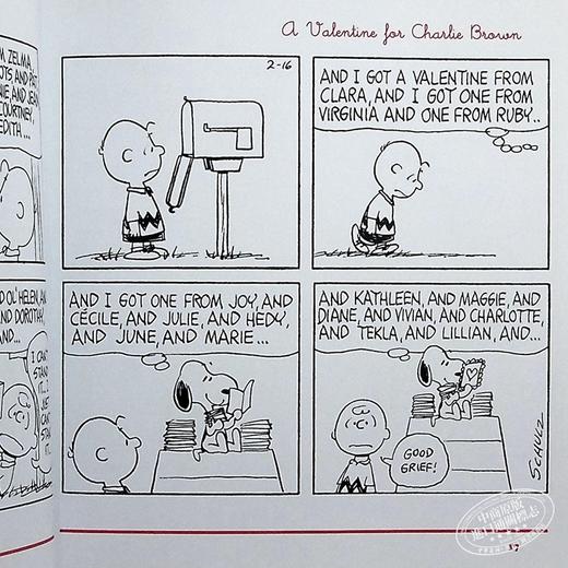 【中商原版】A Valentine for Charlie Brown 英文原版 花生漫画：给查理布朗的情人节礼物 Charles M Schulz 商品图5