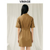 VIMAGE纬漫纪夏季新品时尚通勤复古收腰连衣裙V1907514 商品缩略图5