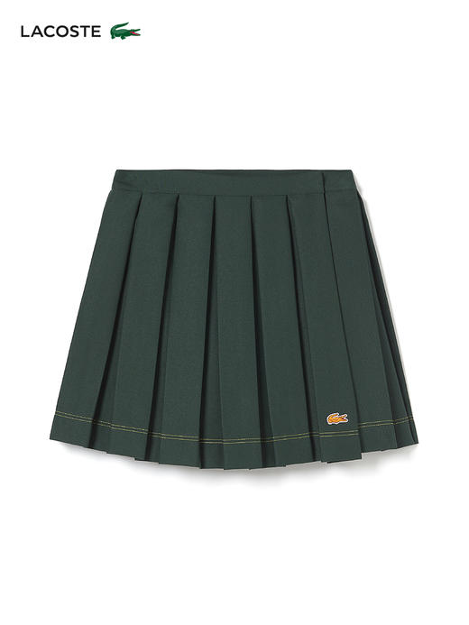 【海南专供价】Lacoste法国鳄鱼女装新款休闲运动半身裙短裙百褶裙JF6414-98 商品图5