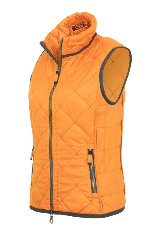Frauenschuh - TRACY QUILTED VEST - BRIGHTORANGE - 女装 - 背心 - 橙色 商品图1