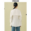 VIMAGE纬漫纪夏季新款百搭小众设计感衬衣衬衫V1909513 商品缩略图4