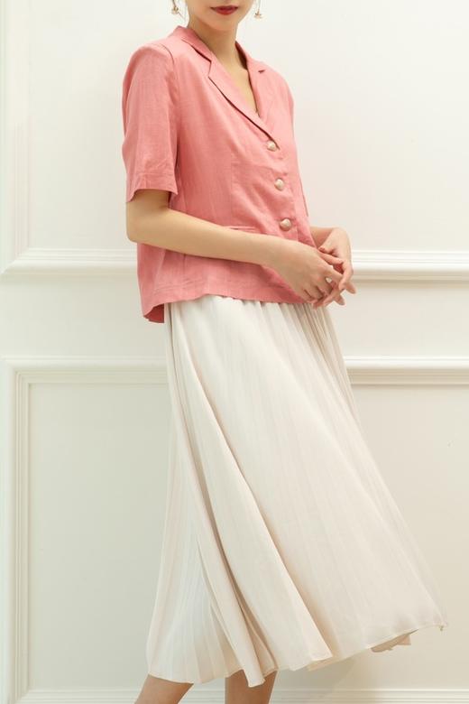 Le Malene 翻领短袖西装外套 12170 商品图1