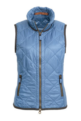 Frauenschuh - TRACY QUILTED VEST - AZUREBLUE - 女装 - 背心 - 蓝色