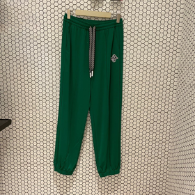 太平鸟女装时髦束脚针织长裤A5GBC2D88军绿