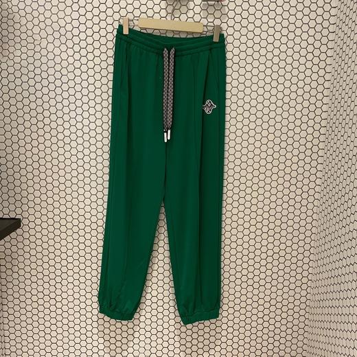 太平鸟女装时髦束脚针织长裤A5GBC2D88军绿 商品图0