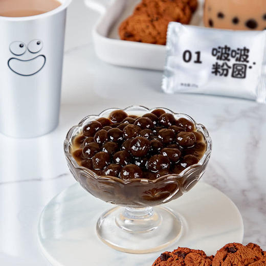 (山姆爆品) 茶豆豆港式厚乳啵啵奶茶45g(T) 商品图2