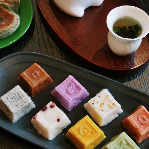 [屁侠推荐]逢食 非遗尺糕 桂花、芝麻、白玉、果蔬七彩、樱花 多种口味 手工制作 冷冻保存 商品图0