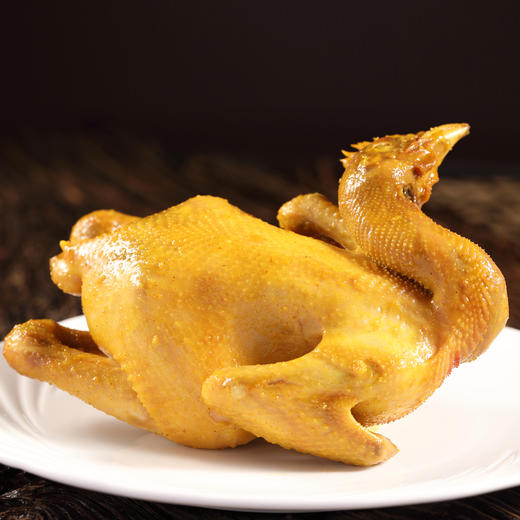疯抢中！！【顺丰发货】阿邓广式爆汁盐焗鸡 谷物食料喂养走地鸡 750g*2只 加热即食 皮黄肉嫩多汁 商品图3