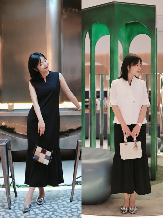 2023时尚潮流「穆勒拖」头层牛皮金属皮、真丝皮春夏凉拖鞋，轻奢篙档显质感，时尚与舒适兼具，skp奢品牌代工厂定制 2厘米跟高 手感细腻丝滑 光泽篙级优雅 超软羊皮里（银色/黑色 ） 商品图3