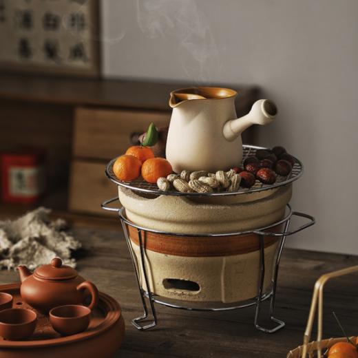 围炉煮茶休闲套装火了！ 平时喝着奶茶、咖啡的年轻人 在这个冬天 齐刷刷爱上了烹火煮茶 一瞬间魂穿《梦华录》里的中式茶楼 商品图4