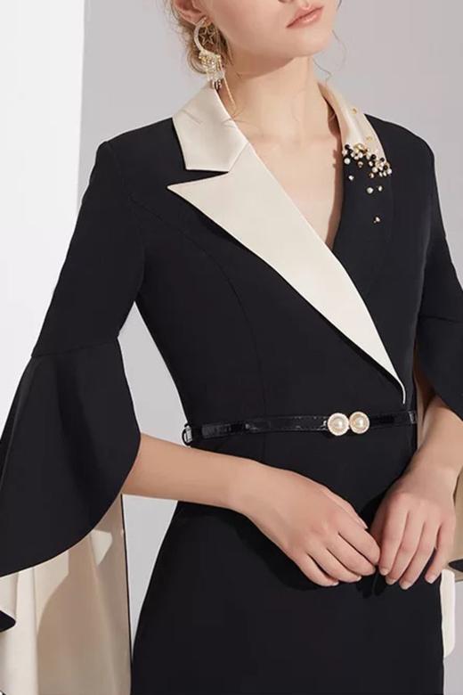 ELLA JADE 定制双色西装连衣裙 11986【不含腰带】 商品图3