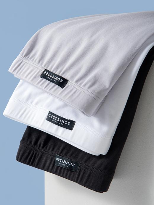 【超细莫代尔】SCHIESSER舒雅内裤男铂雅超细莫代尔无痕随型裁简约纯色平角裤95/18658T 商品图1