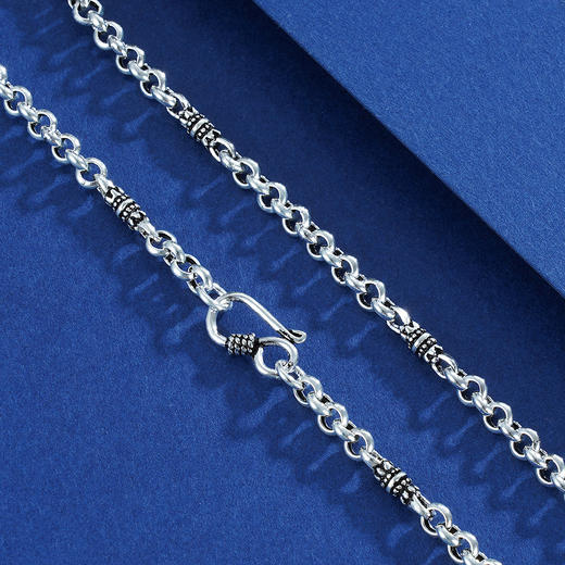 子佩集S925银仿古项链【YFXL023-22】【YFXL023-28】搭配链2304 商品图0