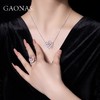 GAONAS 坠链均925银锆石 高纳仕 保加利亚玫瑰粉项链FX116633 商品缩略图3