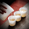 冰种玉瓷一号聚香杯10入  白瓷茶杯羊脂玉功夫陶瓷杯子品茗杯手工 商品缩略图4