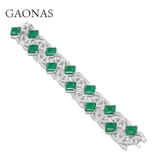 GAONAS 925银锆石手链 高纳仕 烟火系列重磅手链GS078600 商品图2