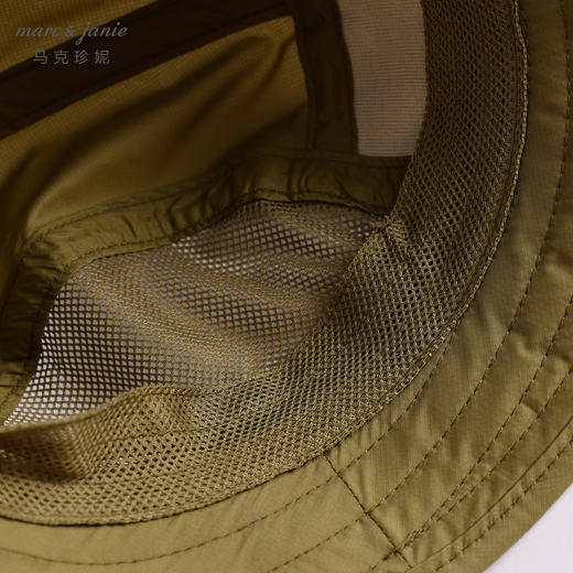 马克珍妮夏装 男女童户外风网面拼接遮阳渔夫帽230811 商品图6