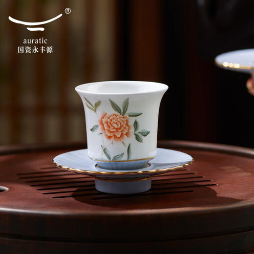 【国瓷·永丰源】月亮时光 21头中式茶具 6人位下午茶具套装公道杯碟 6人位-圆满版 商品图3