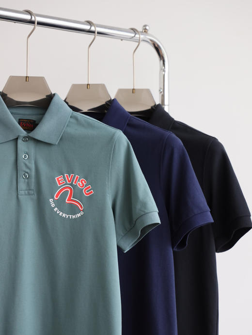 E.V.I 小海欧印花翻领POLO衫 tx032 商品图1
