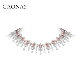 GAONAS 坠链均925银锆石 高纳仕 日落色重工项链PPX1022660