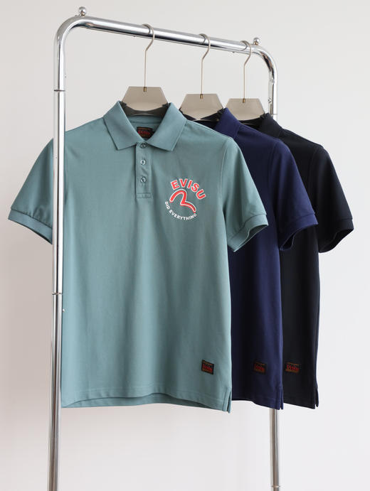 E.V.I 小海欧印花翻领POLO衫 tx032 商品图0