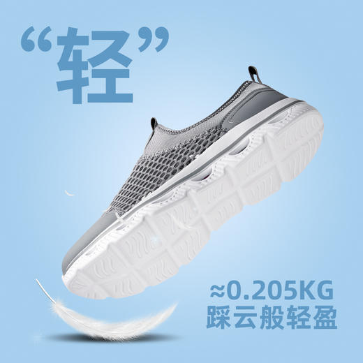 骆驼男鞋2024夏季新款大网眼运动鞋男款舒适镂空透气健步休闲鞋男 POS2220008_POS2220003 商品图3