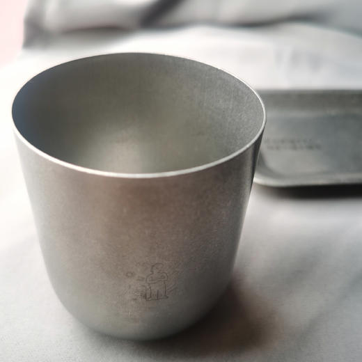 小林漫画 复古不锈钢杯子 随手杯托盘套装 商品图6