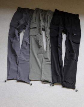 开春 嘚嘚以嘚嘚 哈！情侣段 英系Rep 机能类 微锥形 软薄 工装裤 3色入