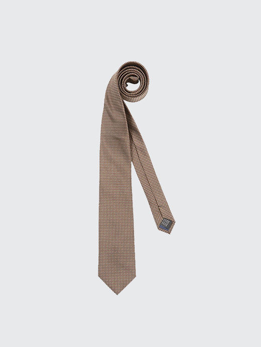 callisto咖色桑蚕丝领带 SPCTE030BR 商品图0