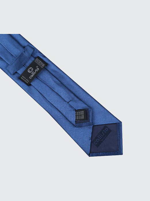 callisto蓝色桑蚕丝领带 SQCTE018C 商品图3